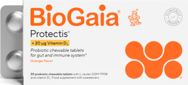 Packshot of Protectis tablets with vitamin D3